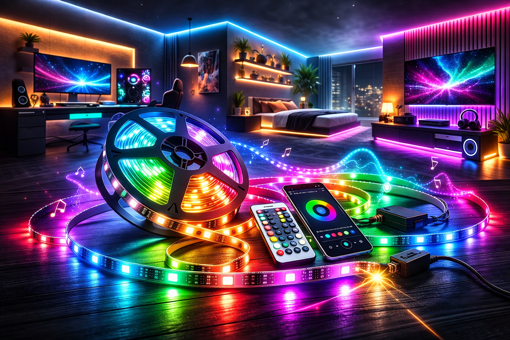 Led Strip Lights Music Sync Led Lights Room with APP Controll 
