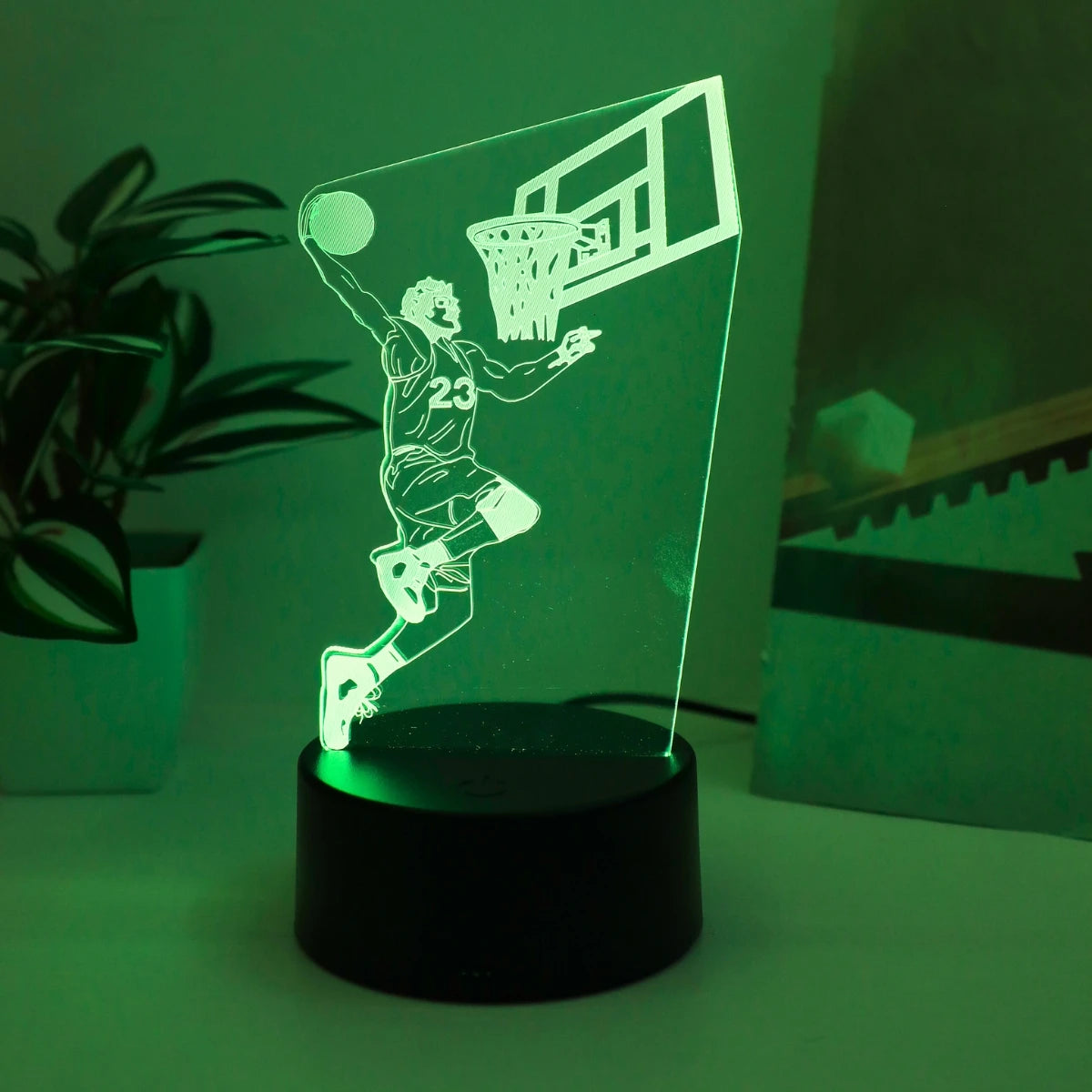 3D Basketball Master LED Night Light