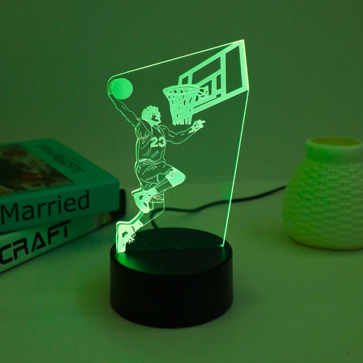 3D Basketball Master LED Night Light