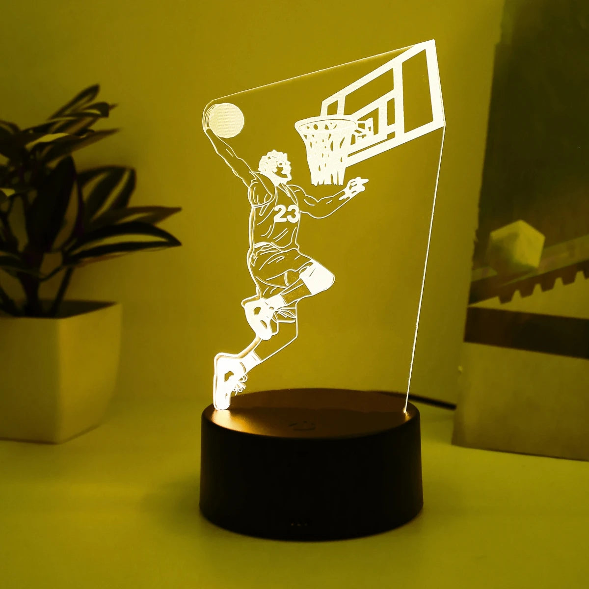 3D Basketball Master LED Night Light