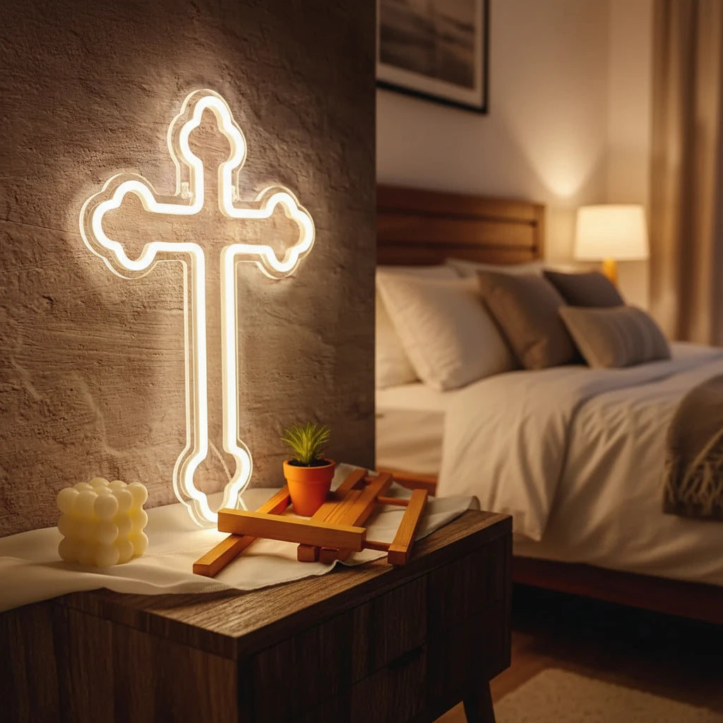 Jesus Cross Neon LED Light