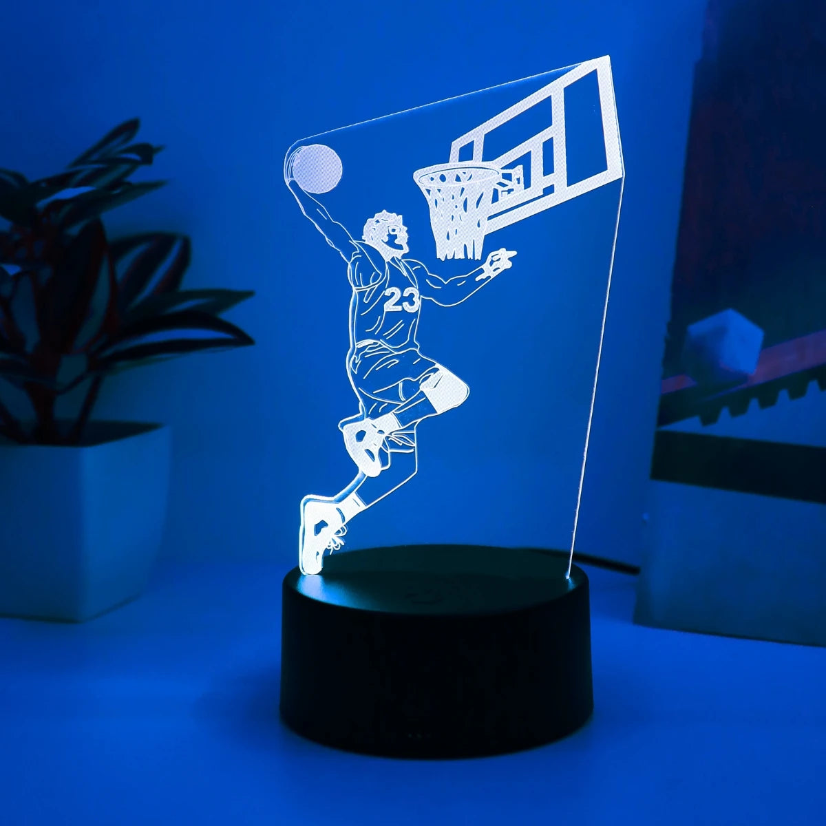 3D Basketball Master LED Night Light